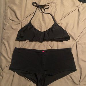 Black Victoria’s Secret swim suit